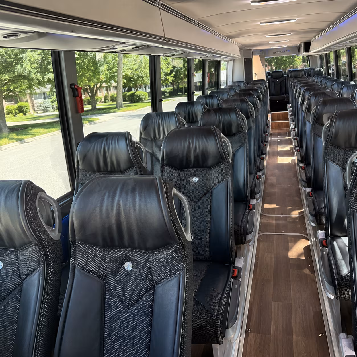Charter Bus Interior