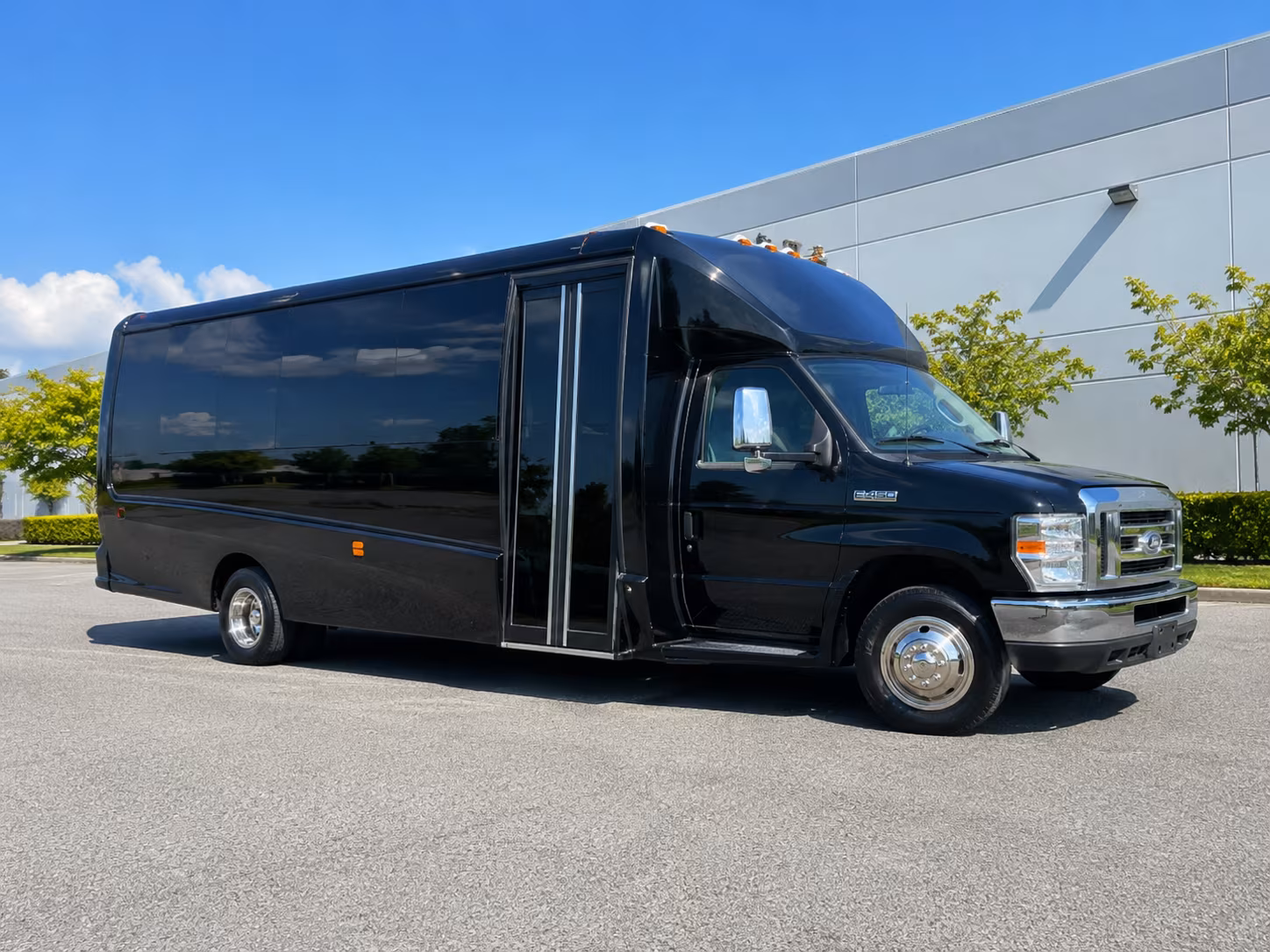 Passenger seating aboard a party bus rental serving Daly City