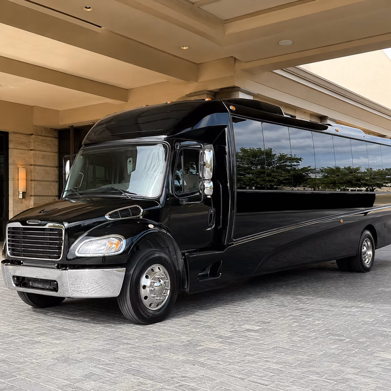 Daly City Airport Shuttle & Transportation party bus exterior