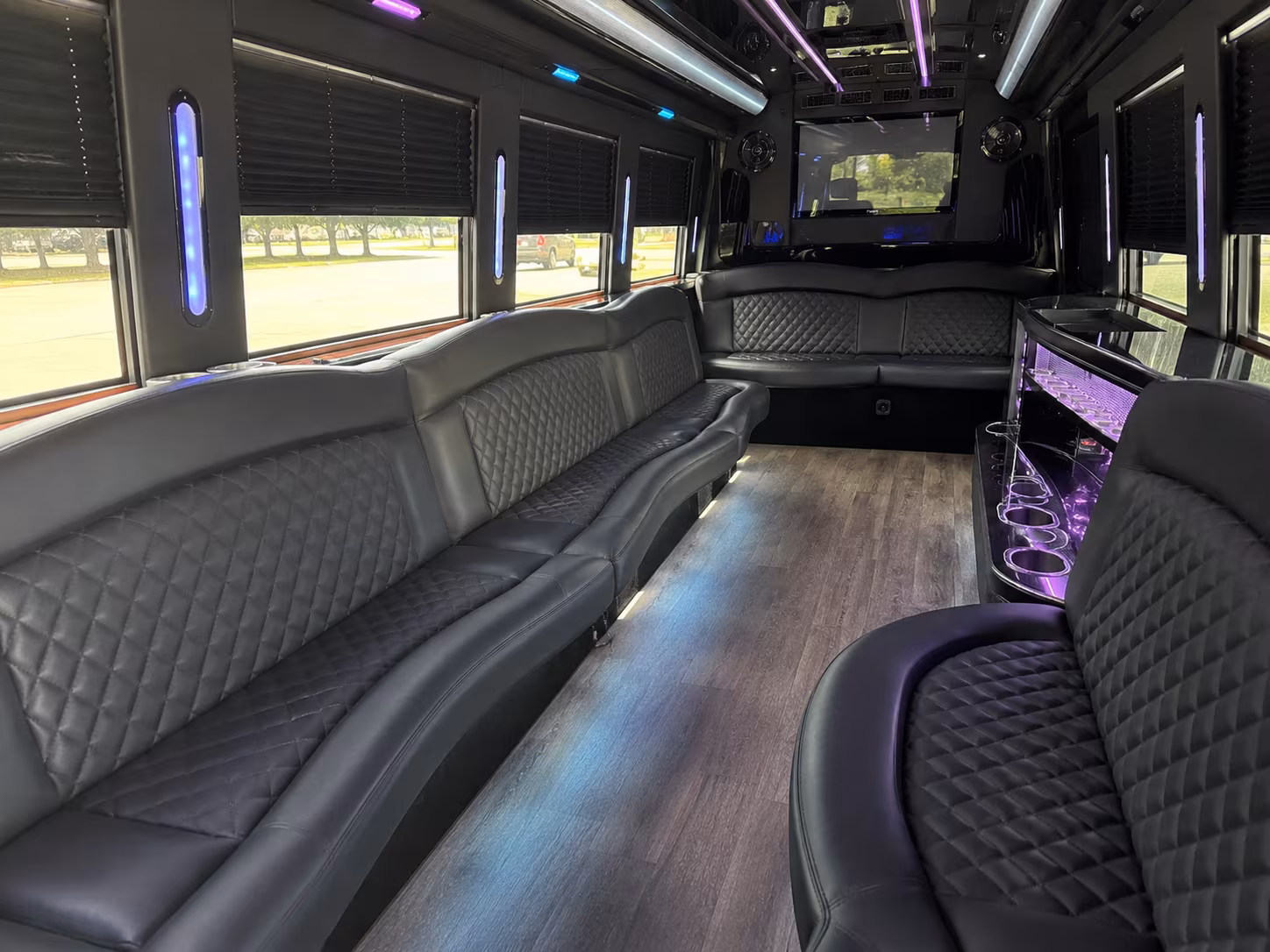 Daly City Bachelor & Bachelorette Transportation onboard seating