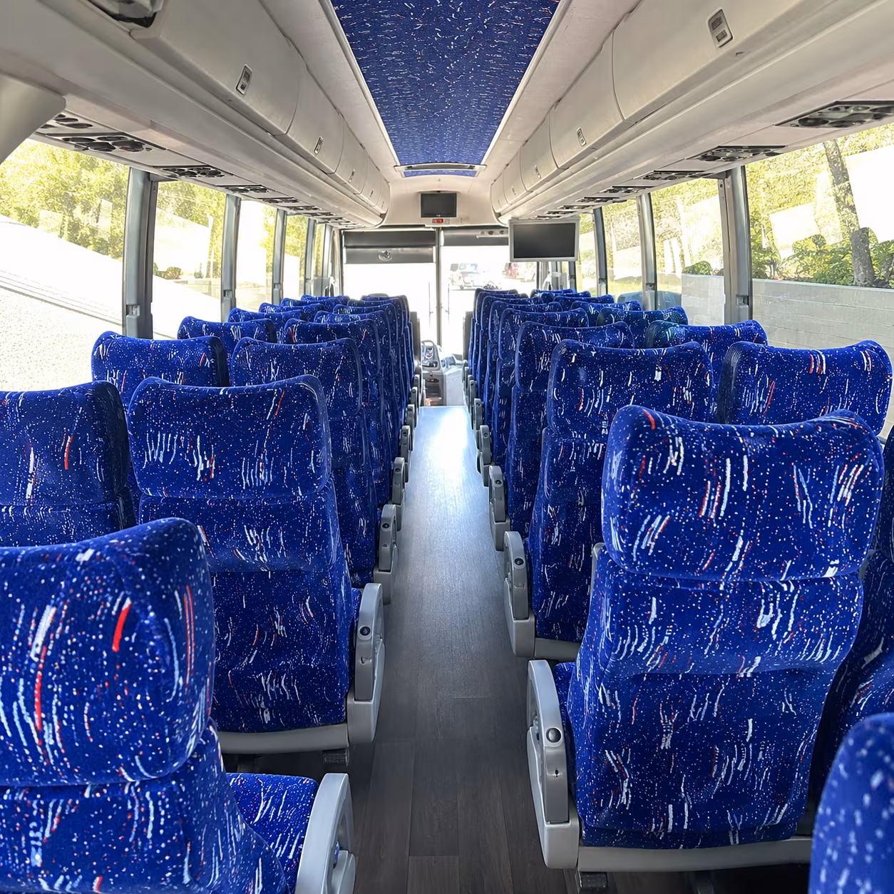Daly City School Event Transportation party bus exterior