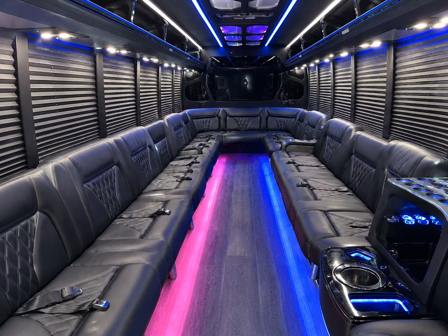 Daly City Sporting Event Transportation party bus exterior