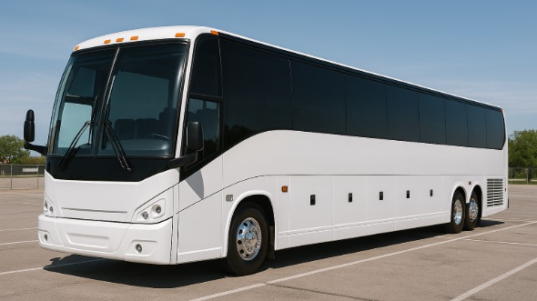 Exterior of Charter Bus Company Daly City's 45 Passenger Charter Bus in Daly City
