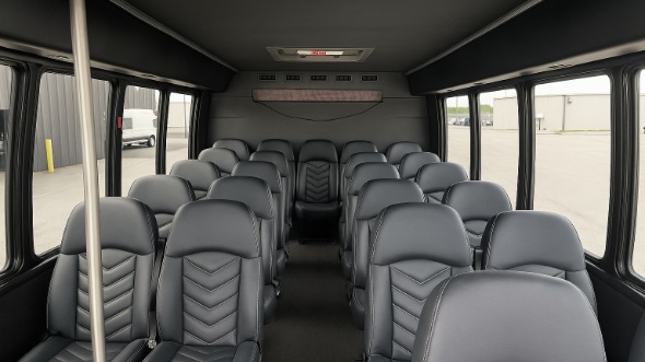 25 passenger minibus interior